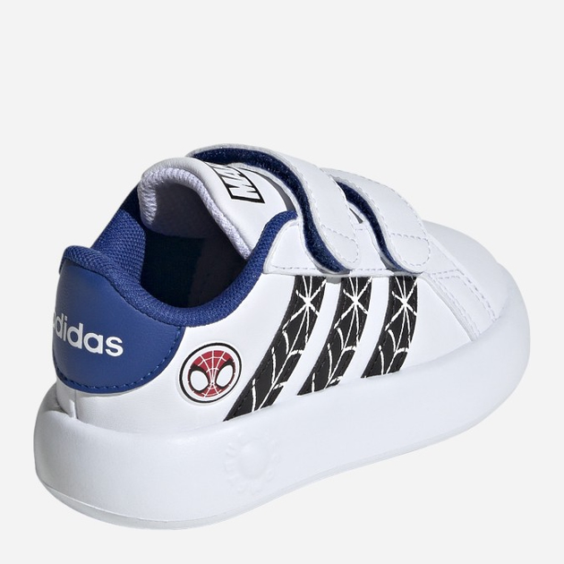 Sneakersy chłopięce adidas Grand Court Spider ID8017 22 Białe (4066759475922) - obraz 4