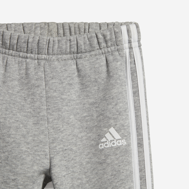 Komplet sportowy chłopięcy (bluza + spodnie) adidas I 3S Fz Fl Jog IB4763 80 Niebieski/Szary (4066762265411) - obraz 7