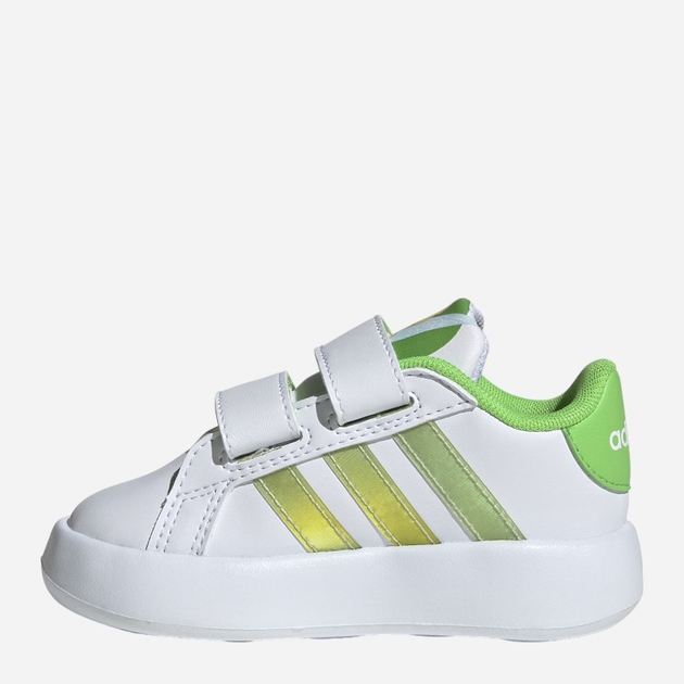 Дитячі кеди для хлопчика adidas Grand Court 2.0 Tin ID8014 24 Білі (4066759475854) - зображення 3