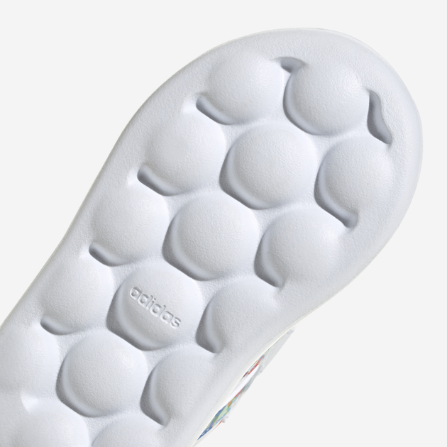 Sneakersy dziecięce dla dziewczynki na rzepy adidas Grand Court 2.0 Cf IG6498 22 Białe z wielokolorowym (4066766671096) - obraz 9