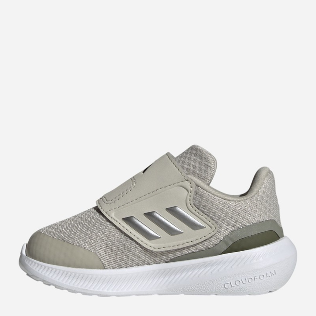 Buty sportowe chłopięce na rzepy adidas Runfalcon 3.0 Ac I IF8593 26.5 Beżowy (4066765338709) - obraz 3
