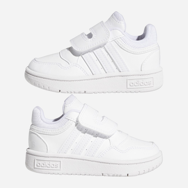 Дитячі кеди для дівчинки adidas Originals Hoops Mid 3.0 Cf I GW0442 26 Білі (4065418378673) - зображення 10