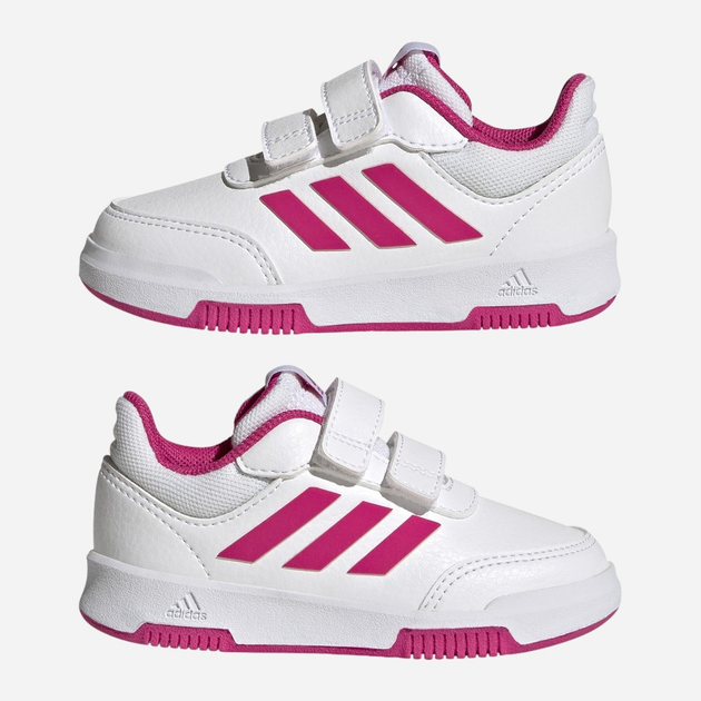 Sneakersy dziecięce dla dziewczynki na rzepy adidas Tensaur Sport 2.0 C GW6468 24 Białe (4065427760339) - obraz 10