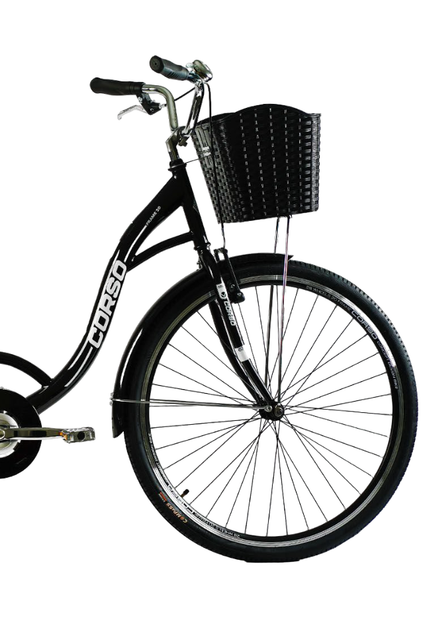 Велосипед міський Corso Fortuna 28" рама 20" чорний FR-6788 - Фото 3 Велосипед міський Corso Fortuna 28" рама 20" чорний FR-6788 - зображення 3