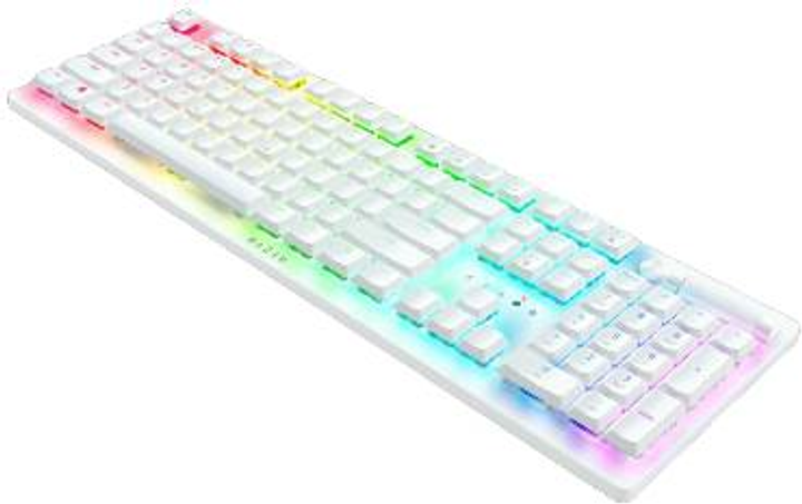 Klawiatura bezprzewodowa Razer Deathstalker V2 Pro Purple Switch US layout White (RZ03-04363500-R3M1) - obraz 2