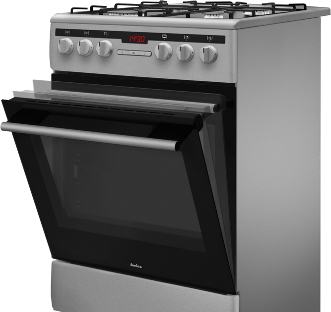 Kuchenka gazowa z piekarnikiem elektrycznym Amica 617GEH3.33HZpTaDpNASc(Xx) (5906006561208) - obraz 6