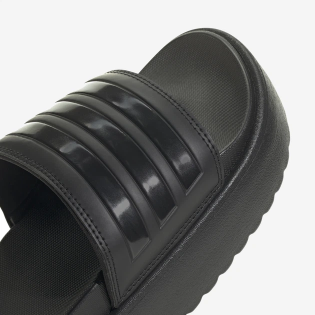 Klapki damskie na platformie adidas Adilette Platform HQ6179 38 Czarne (4066747183815) - obraz 7