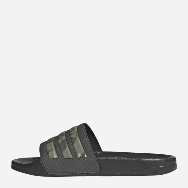 Klapki basenowe damskie adidas Adilette Shower IG3683 37 Czarne z khaki (4066765052353) - obraz 3
