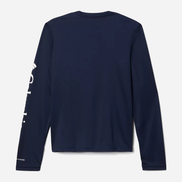 Підліткова футболка з довгими рукавами для хлопчика Columbia Fork Stream Long Sleeve Shirt 1989681464 141-149 см (M) Темно-синя (194894285350) - зображення 2