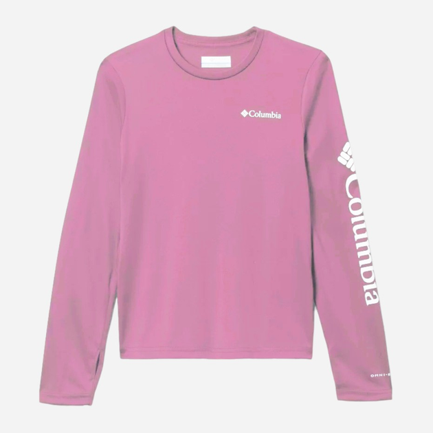 Koszulka z długim rękawem młodzieżowa chłopięca Columbia Fork Stream™ Long Sleeve Shirt 1989681561 155-159 cm (L) Różowa (195980240987) - obraz 1