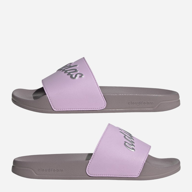 Klapki basenowe damskie adidas Adilette Shower ID0406 42 Fioletowe (4066765037312) - obraz 7