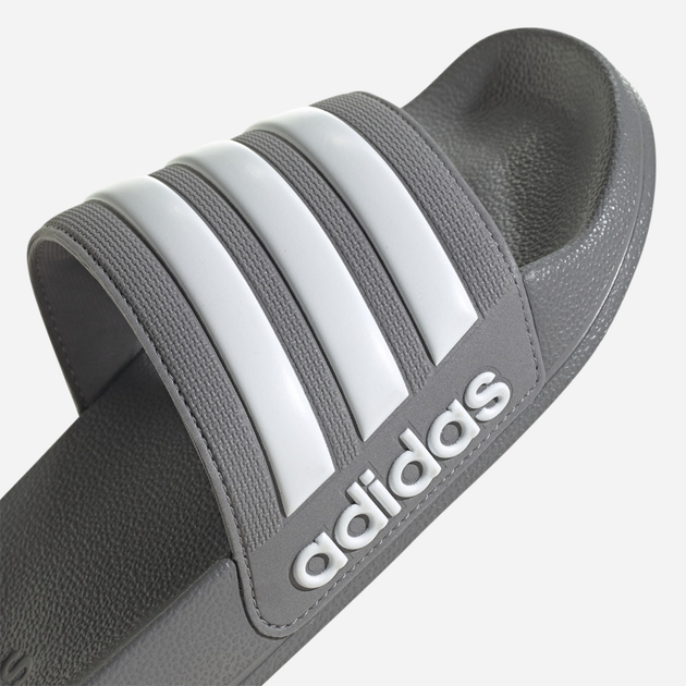 Klapki basenowe damskie adidas Adilette Shower Slides GY1891 37 Szare (4065425148801) - obraz 7