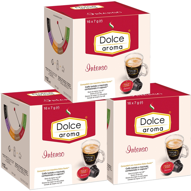 Акція на Капсула Dolce Aroma Intenso для системы Dolce Gusto 7 г х 48 шт від Rozetka