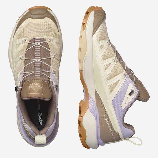 Женские кроссовки для треккинга Salomon X Ultra 360 Edge W L47464000 39.5 (7.5US/6UK) 24.5 см Бежевые (195751583565) - изображение 6