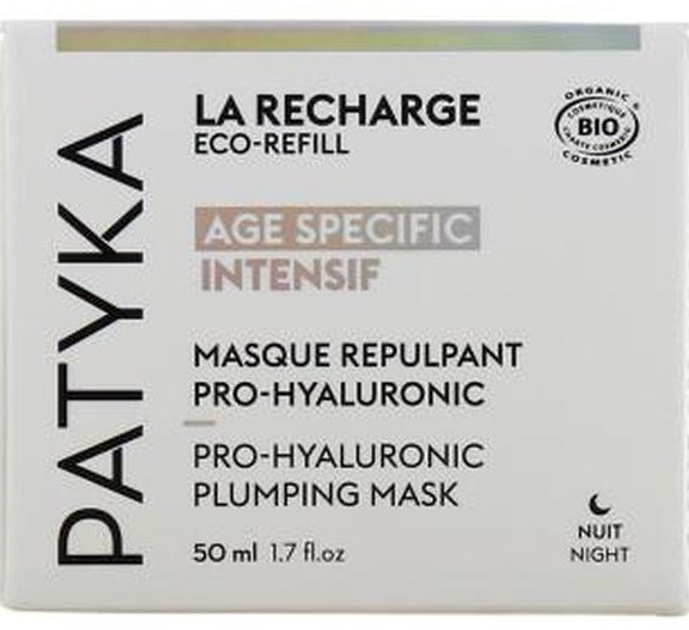 Зміцнювальна маска для обличчя Patyka Eko Refill Age Specific Masque Repulpant Hyaluronic 50 мл (3700591900334) - зображення 1