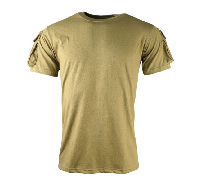 Футболка тактическая Kombat UK Tactical T-Shirt XXL Койот (1000-kb-tts-coy-xxl) - изображение 1