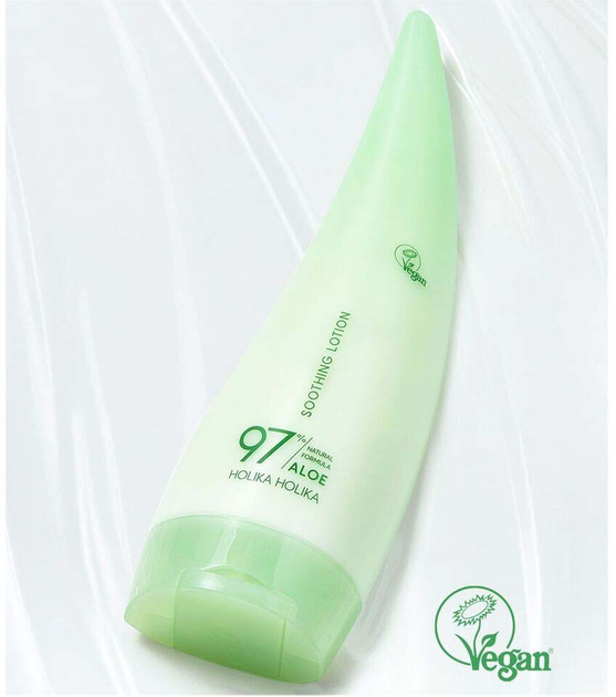 Лосьйон для обличчя та тіла Holika Holika Aloe 97% заспокійливий 240 мл (8806334392383) - зображення 4