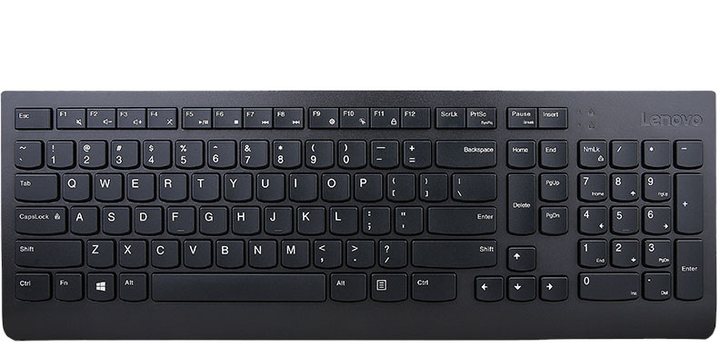 Klawiatura przewodowa Lenovo Essential Wired Keyboard - Lithuanian (4Y41C68684) - obraz 1