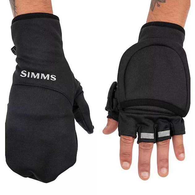 Рукавички Simms Freestone Foldover Mitt Black XXL (13110-001-60 / 2226403) - Фото 2 Рукавички Simms Freestone Foldover Mitt Black XXL (13110-001-60 / 2226403) - изображение 2