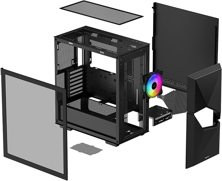 Obudowa DeepCool Cyclops Black (R-BKAAE1-C-1) - obraz 11
