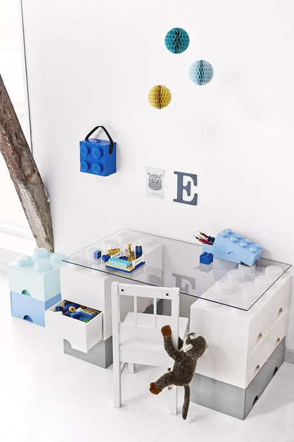 Pojemnik LEGO Storage Brick 8 z szufladami do przechowywania Biały (40061735) - obraz 7