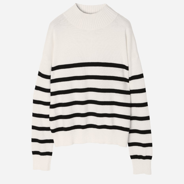 Sweter z golfem damski Tatuum Pasoli T2401.093 M Biały (5900142301124) - obraz 3