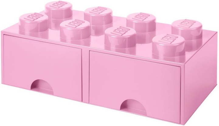 Контейнер LEGO Storage Brick 8 з висувними ящиками для зберігання Рожевий (40061738) - зображення 2