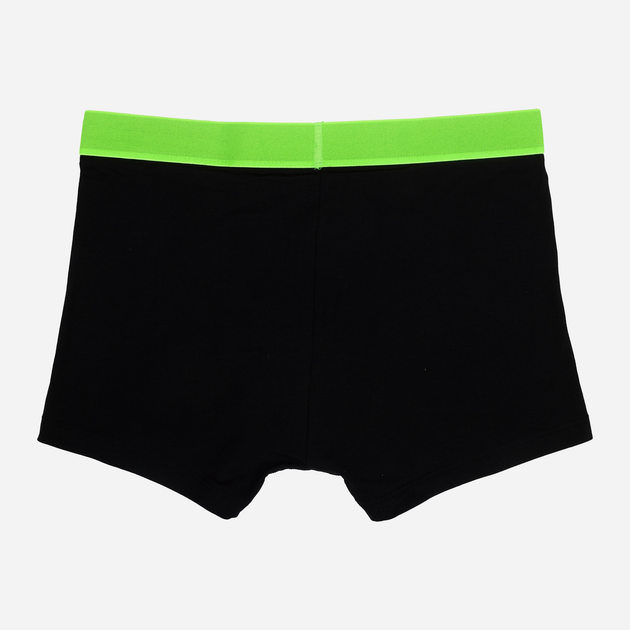 Набір трусів-боксерів чоловічих 3 шт Puma Basic Boxer Placed Logo Elastic 3p 93554807 M Чорний з салатовим (8720245544900) - зображення 4