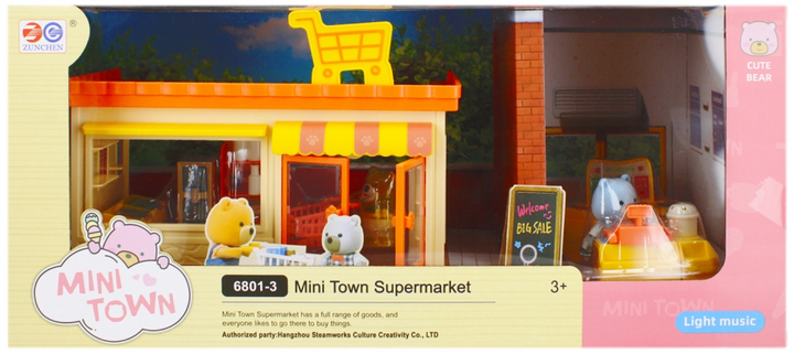 Zestaw do zabawy Mega Creative Mimi Town Supermarket z akcesoriami (5908275183341) - obraz 1