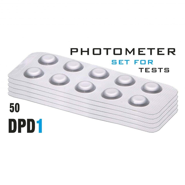 Пігулки DPD1 Хлор Вільний (10 пігулок/блистер) для Фотометра Water-I.D ...