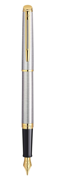 Ручка пір'яна Waterman Hemisphere Stainless Steel GT Синя (3501170920312) - зображення 3
