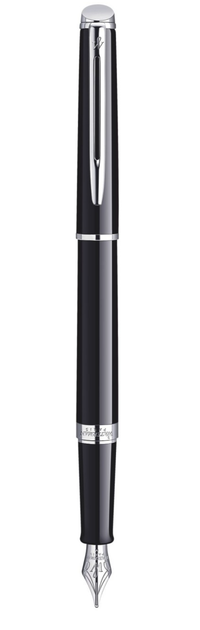 Pióro wieczne Waterman Hemisphere Colour Block Black Chrome Trim Niebieskie (3501170920534) - obraz 3