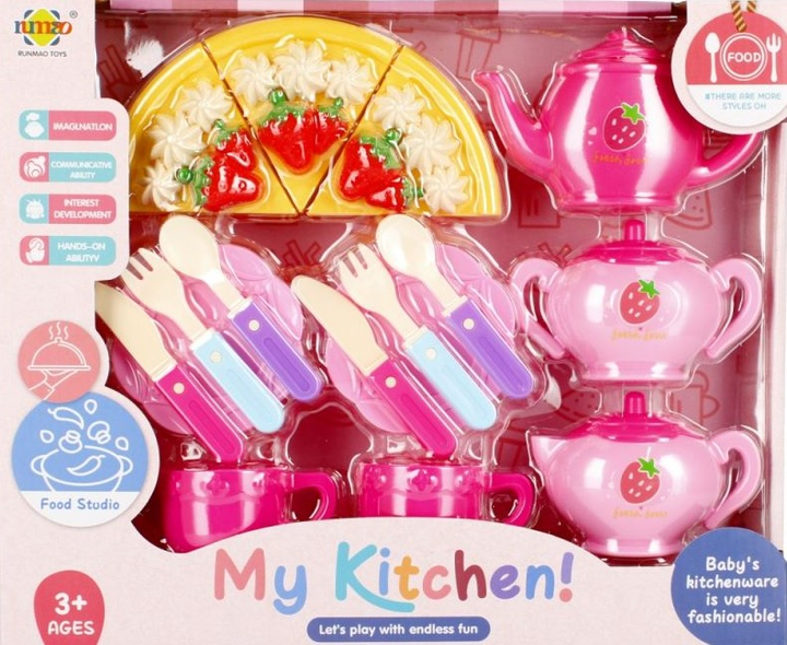 Zestaw kuchenny do zabawy Mega Creative My Kitchen Tort Różowy (5908275187813) - obraz 1