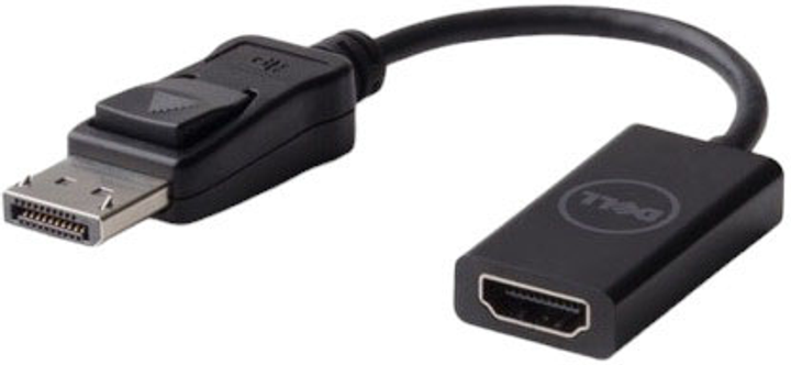 Adapter Dell DisplayPort - HDMI 2.0 (4K) Black (492-BBXU) - obraz 1
