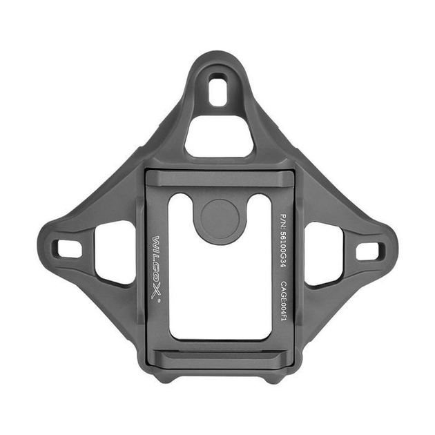 NVG платформа в стиле Wilcox 3 Hole Shroud Black (шрауд, звезда) - изображение 1