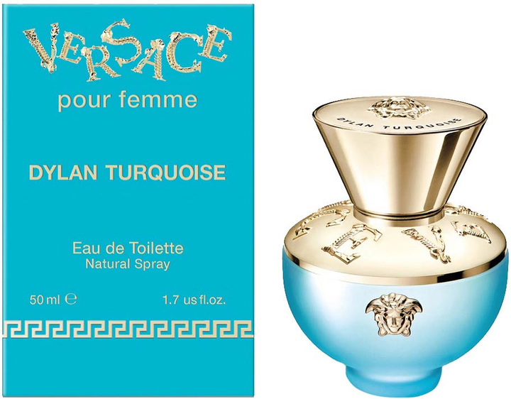 Туалетна вода для жінок Versace Dylan Turquoise 50 мл (8011003858454) - зображення 1