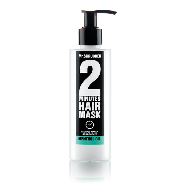 Экспресс-маска для волос 2 Mr.Scrubber Minutes Menthol Oil, 200 g - Фото 1 Экспресс-маска для волос 2 Mr.Scrubber Minutes Menthol Oil, 200 g - изображение 1