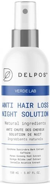 Спрей проти випадіння волосся Delpos Anti Hair Loss Night Solution 150 мл (5903689118309) - зображення 1