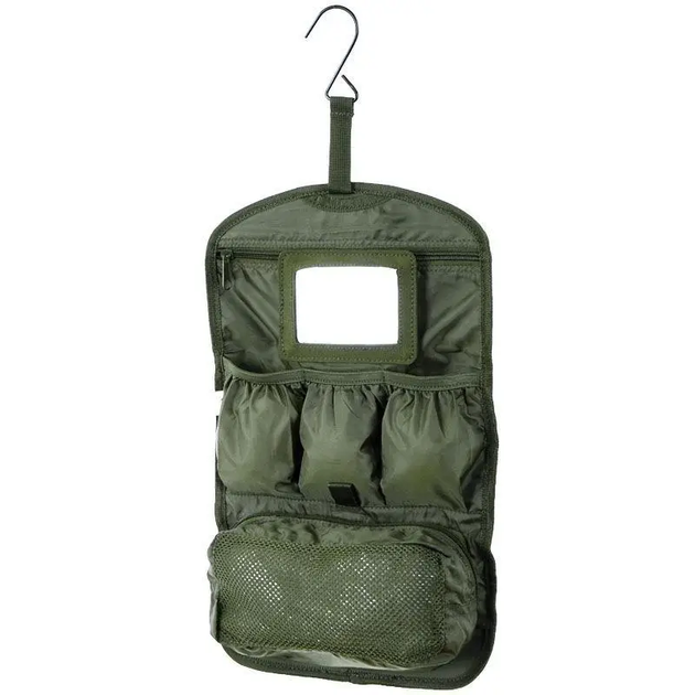 Подсумок тактический Косметичка военная Mil-Tec Олива BRIT.TOILET BAG OLIV (16004001) - изображение 1