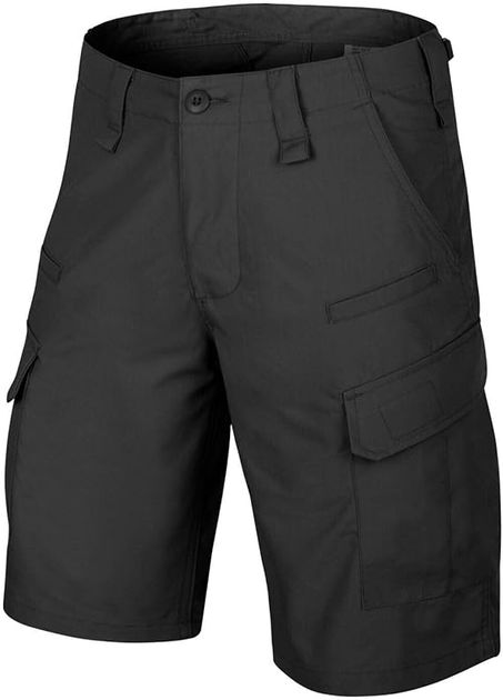 Шорты тактические Helikon-Tex® S CPU SHORTS RIPSTOP BLACK (SP-CPK-PR-01-B03-S) - изображение 1