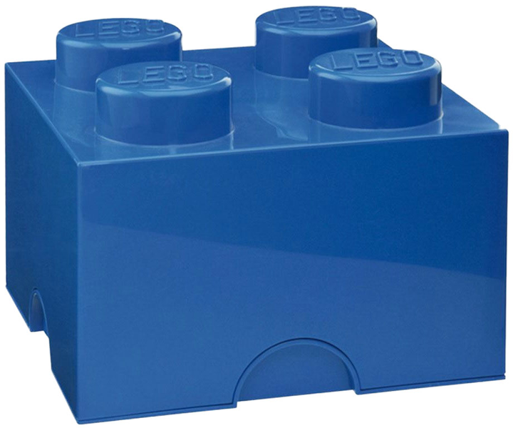 Pojemnik do przechowywania LEGO Storage Brick 4 Niebieski (40031731) - obraz 1