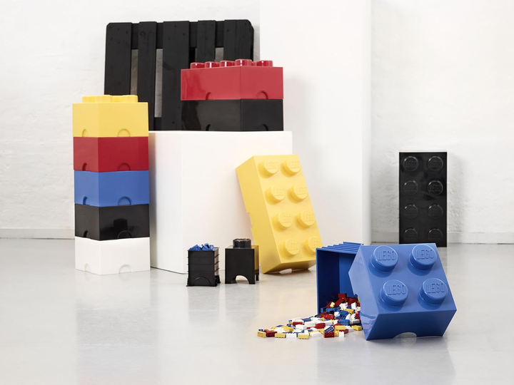 Pojemnik do przechowywania LEGO Storage Brick 4 Czarny (40031733) - obraz 6