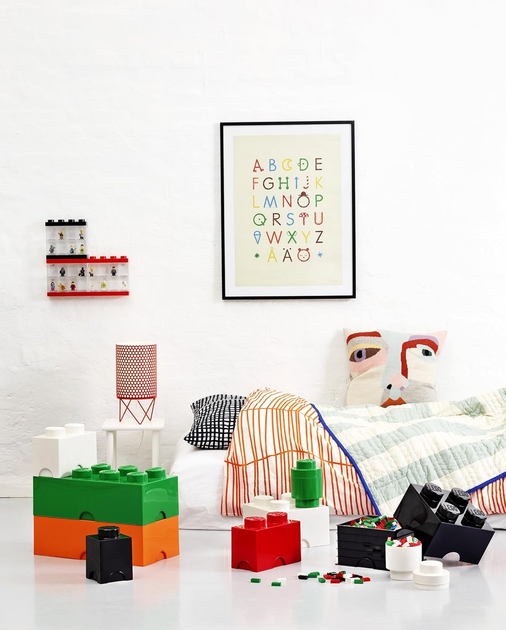 Pojemnik do przechowywania LEGO Storage Brick 4 Czarny (40031733) - obraz 7