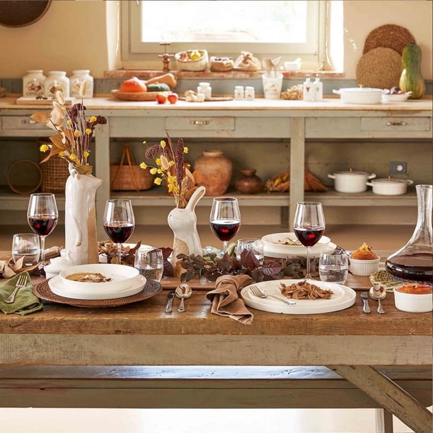 Tace do serwowania La Porcellana Bianca Essenziale Gourmet porcelana 35 x 23 cm 2 szt (P0044R3523) - obraz 4