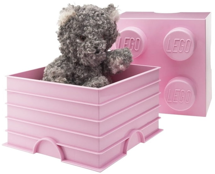 Pojemnik do przechowywania LEGO Storage Brick 4 Rosa (40031738) - obraz 3