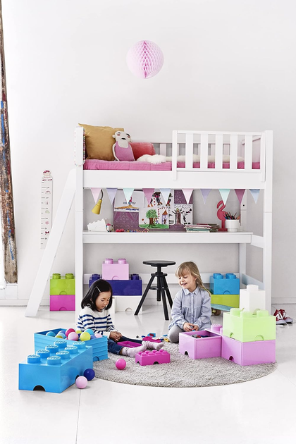 Pojemnik do przechowywania LEGO Storage Brick 4 Rosa (40031738) - obraz 5