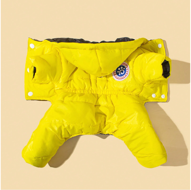 Комбинезон для собак и котов EcoToys Yellow S желтый A: 24 см B: 32 см C: 28 см 6927 - Фото 7 Комбинезон для собак и котов EcoToys Yellow S желтый A: 24 см B: 32 см C: 28 см 6927 - изображение 7