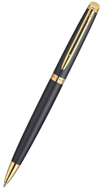 Кулькова ручка Waterman Hemisphere Matt Black GT Ballpoint Pen Синя (3501170920770) - зображення 2