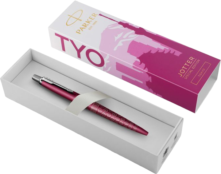 Długopis Parker Jotter Special Editon Global Icons Tokio Pink CT Niebieski (3026981981951) - obraz 1