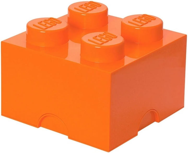 Pojemnik do przechowywania LEGO Storage Brick 4 Pomarańczowy (40031760) - obraz 1